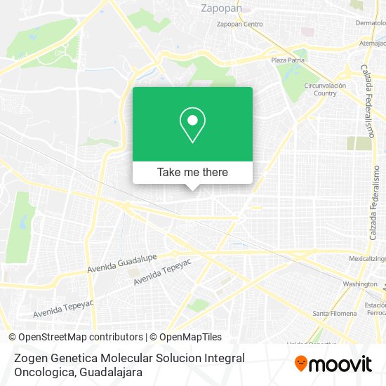 Zogen Genetica Molecular Solucion Integral Oncologica map