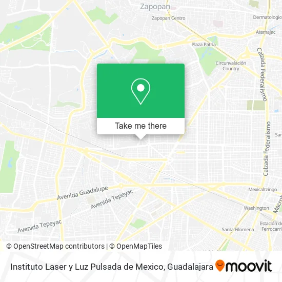 Instituto Laser y Luz Pulsada de Mexico map