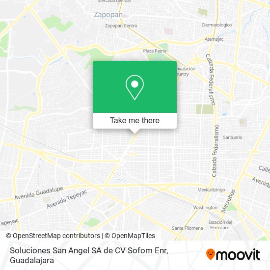 Soluciones San Angel SA de CV Sofom Enr map