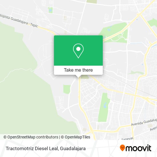 Mapa de Tractomotriz Diesel Leal