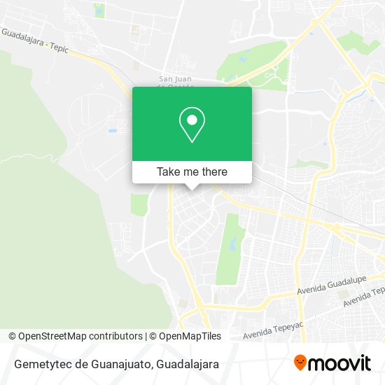 Mapa de Gemetytec de Guanajuato