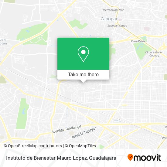 Instituto de Bienestar Mauro Lopez map