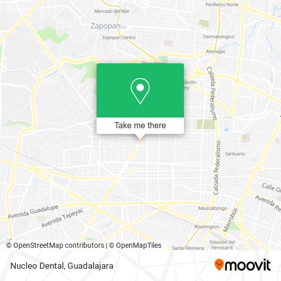 Nucleo Dental map