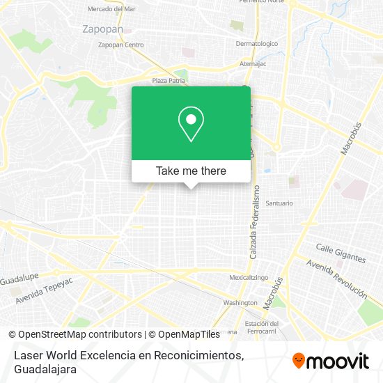 Laser World Excelencia en Reconicimientos map