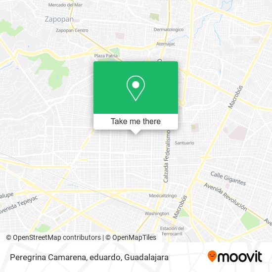 Peregrina Camarena, eduardo map
