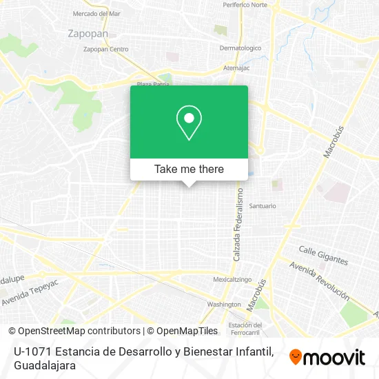 U-1071 Estancia de Desarrollo y Bienestar Infantil map