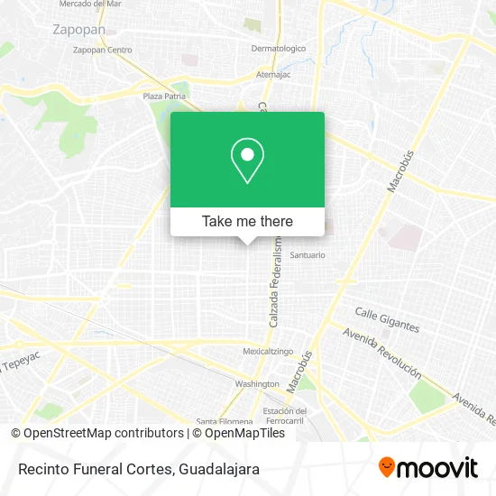 Mapa de Recinto Funeral Cortes