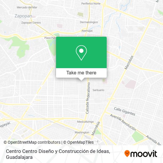Mapa de Centro Centro Diseño y Construcción de Ideas