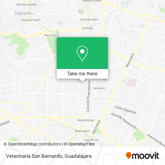 Veterinaria San Bernardo map