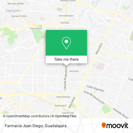 Farmacia Juan Diego map