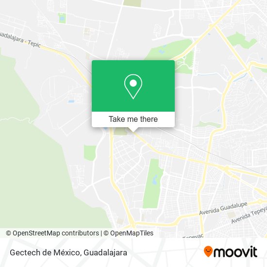 Gectech de México map