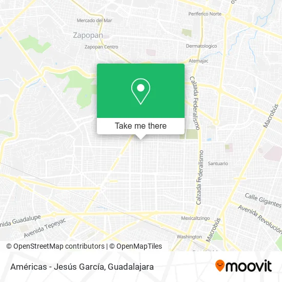 Américas - Jesús García map