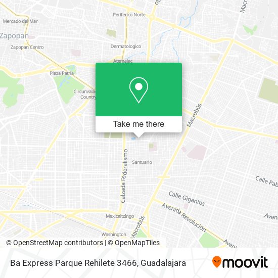 Ba Express Parque Rehilete 3466 map