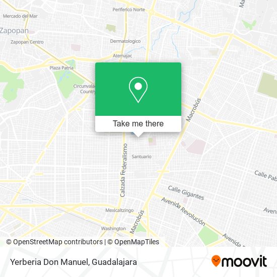 Yerberia Don Manuel map