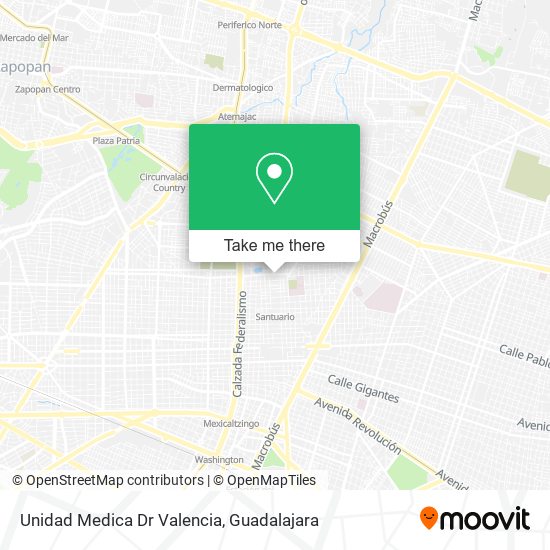 Unidad Medica Dr Valencia map