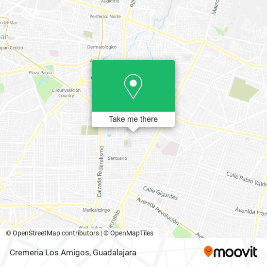 Mapa de Cremeria Los Amigos
