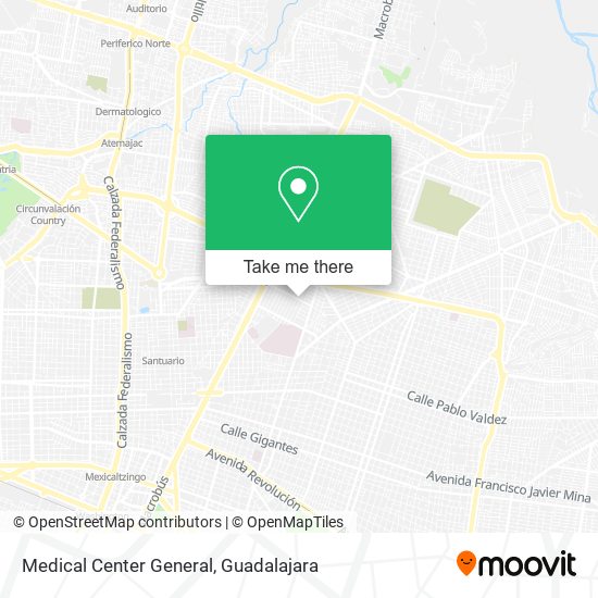 Mapa de Medical Center General