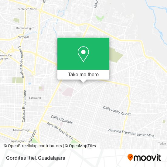 Gorditas Itiel map