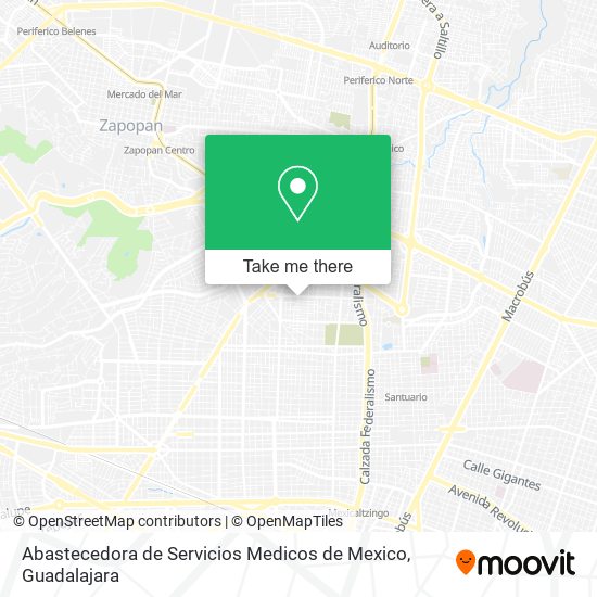 Abastecedora de Servicios Medicos de Mexico map