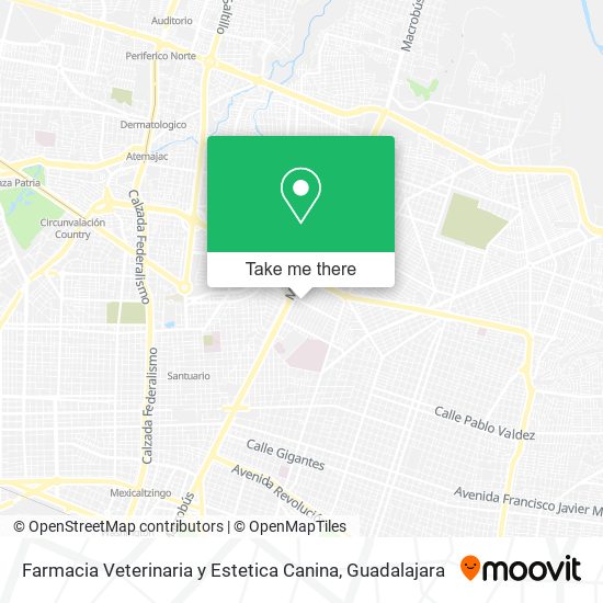 Farmacia Veterinaria y Estetica Canina map