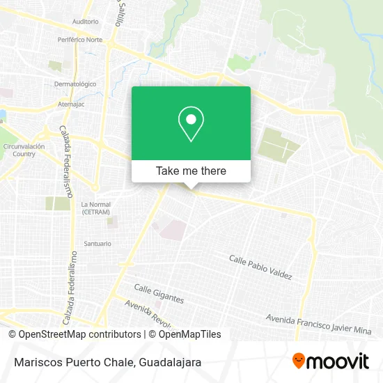 Mariscos Puerto Chale map
