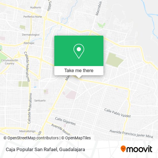 Caja Popular San Rafael map