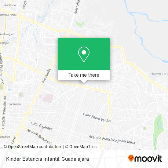 Mapa de Kinder Estancia Infantil