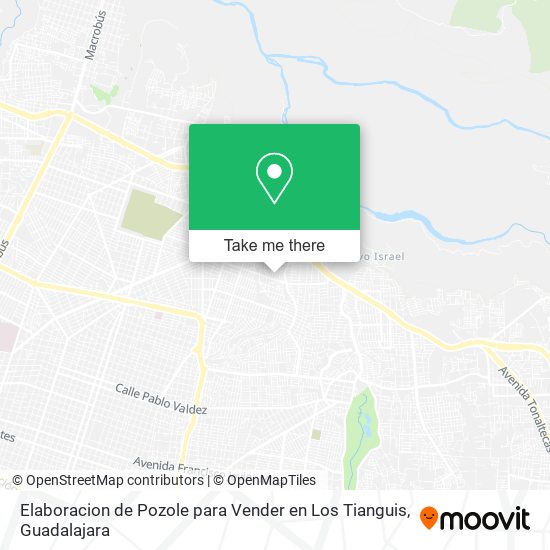 Mapa de Elaboracion de Pozole para Vender en Los Tianguis