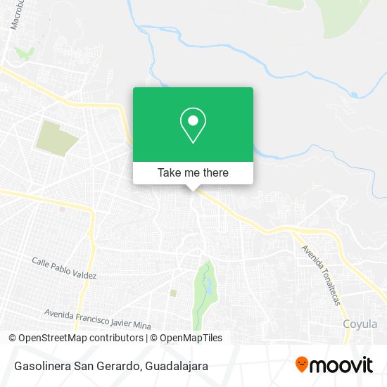 Mapa de Gasolinera San Gerardo