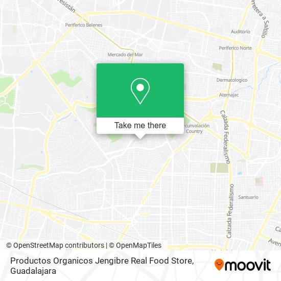 Productos Organicos Jengibre Real Food Store map