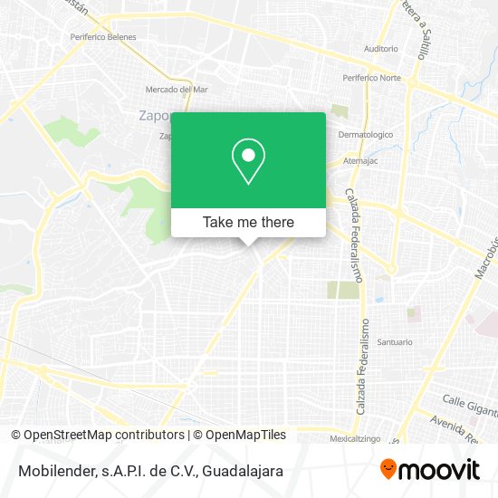 Mobilender, s.A.P.I. de C.V. map