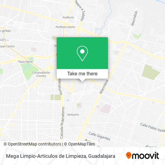 Mega Limpio-Artículos de Limpieza map