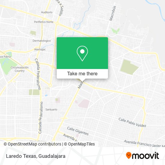 Mapa de Laredo Texas