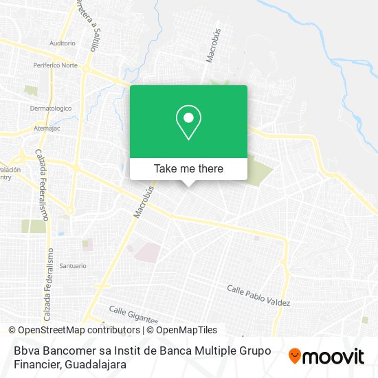 Bbva Bancomer sa Instit de Banca Multiple Grupo Financier map