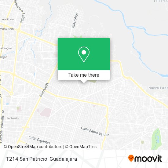 T214 San Patricio map