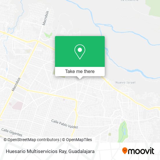 Mapa de Huesario Multiservicios Ray