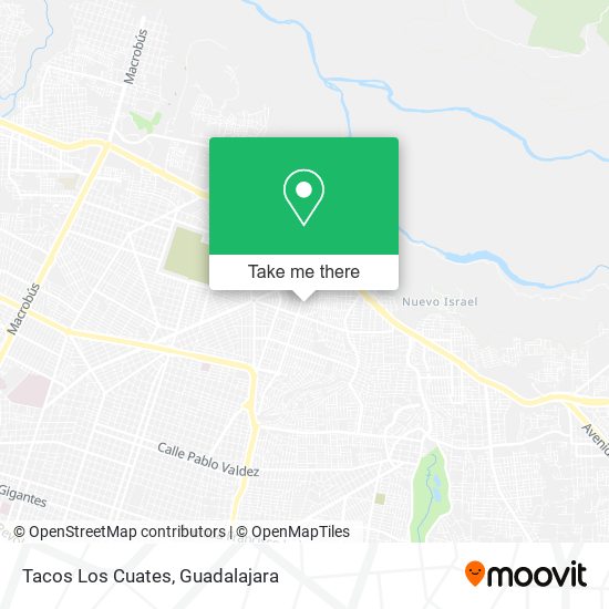 Mapa de Tacos Los Cuates