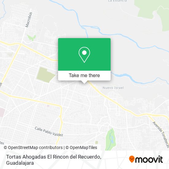 Mapa de Tortas Ahogadas El Rincon del Recuerdo