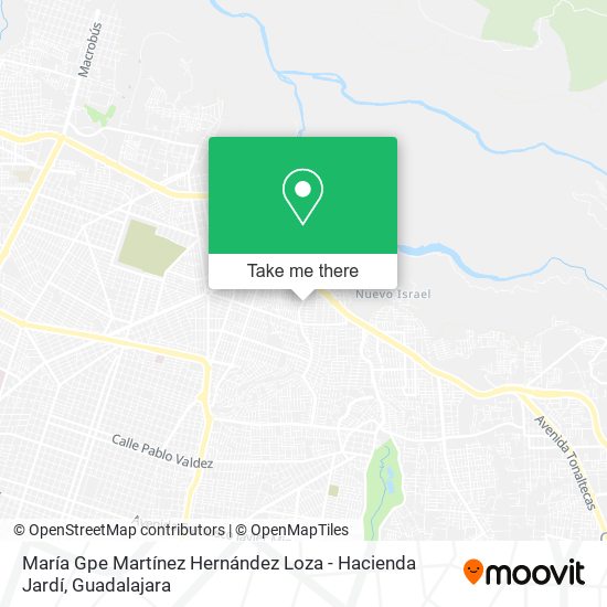 Mapa de María Gpe Martínez Hernández Loza - Hacienda Jardí