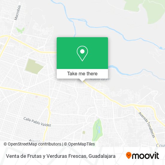 Venta de Frutas y Verduras Frescas map