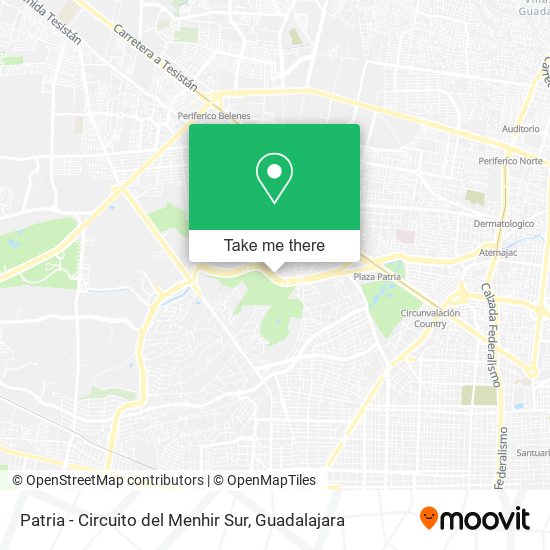 Patria - Circuito del Menhir Sur map