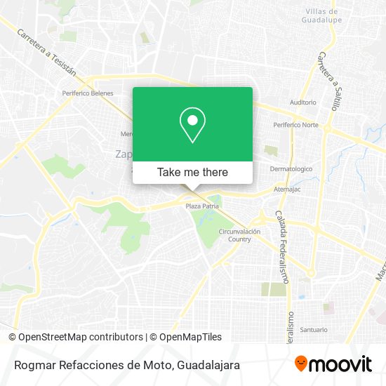 Rogmar Refacciones de Moto map