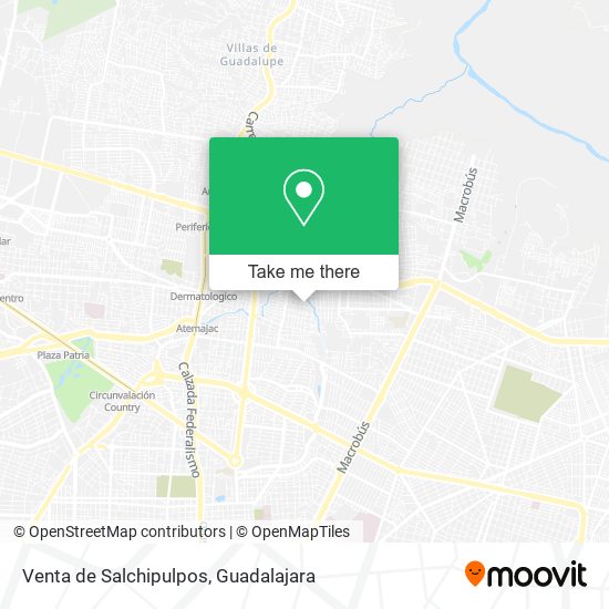 Venta de Salchipulpos map