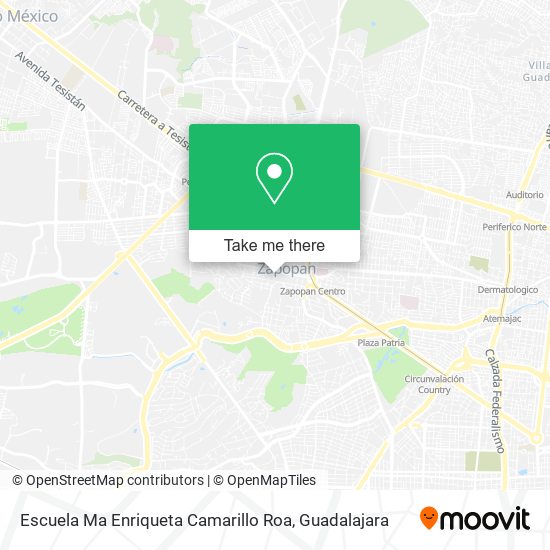 Mapa de Escuela Ma Enriqueta Camarillo Roa