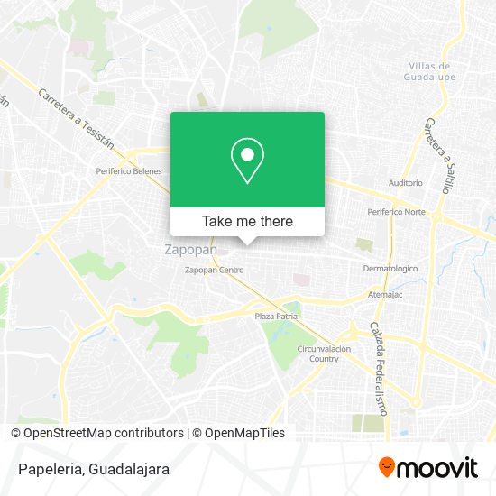Mapa de Papeleria