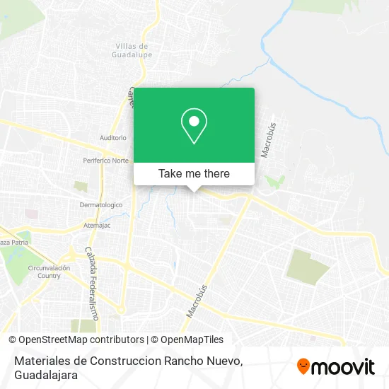Materiales de Construccion Rancho Nuevo map