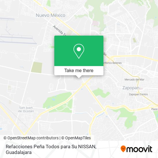 Refacciones Peña Todos para Su NISSAN map