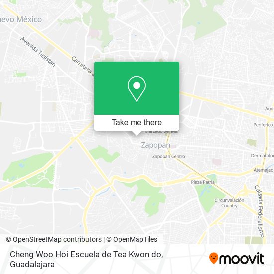 Cheng Woo Hoi Escuela de Tea Kwon do map