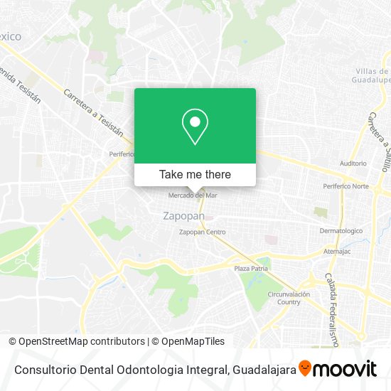 Mapa de Consultorio Dental Odontologia Integral