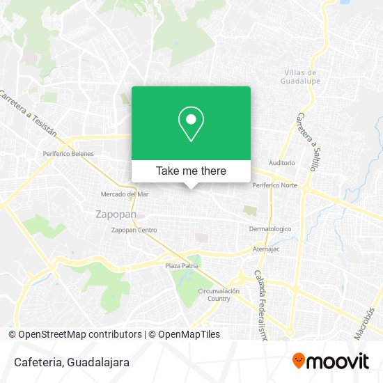 Mapa de Cafeteria